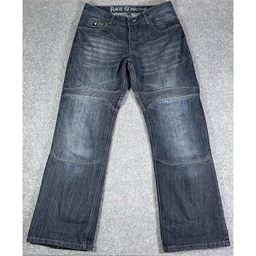 Speed & Strength Jeans Mens 36X32 Rage With The Machine Motorcycle Riding Lined